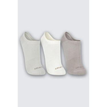 Imagem de Kit/3 Meia Sapatilha Lupo 03171-089 Feminina Sport Anatômica Algodão T