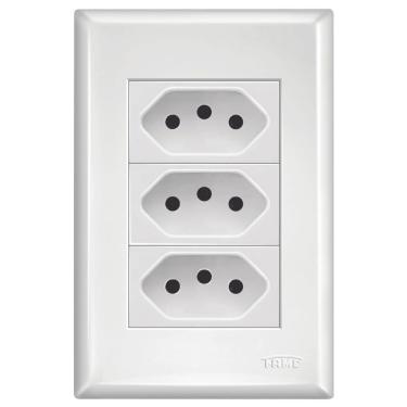 Imagem de 3 Tomadas (2P+T) 20 Ampères Evidence - 3268 - FAME