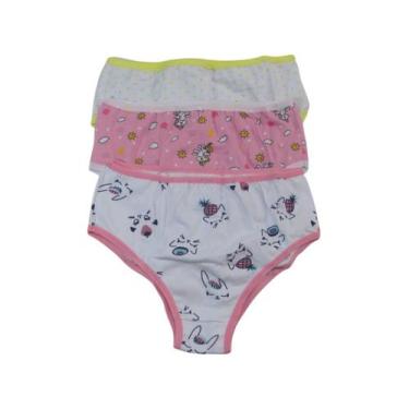 Imagem de Kit 6 calcinhas criança infanto juvenil 745 kellynha, 14, Sortidas