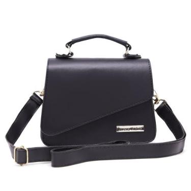 Imagem de Bolsa alça transversal femenina - BOLSAS FEMININAS, Preto