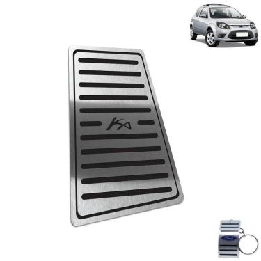Imagem de Descanso de Pé Ford Ka 2008 A 2013 Aço Inox Preto