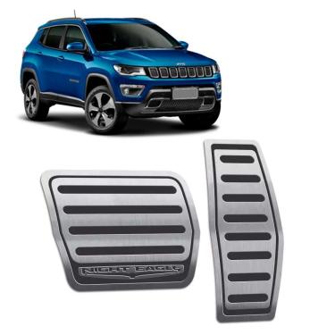 Imagem de Pedaleiras Automático Jeep Compass Night Eagle Preto