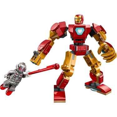 Imagem de Bloco de Montar - Marvel - Robô do Homem de Ferro vs Ultron - 101 peças - LEGO