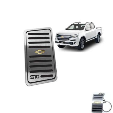 Imagem de Descanso De Pé Em Aço Inox S10 2017 A 2020 Preto