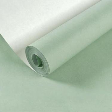 Imagem de ESSMOKO Papel de parede moderno estilo nórdico seda não tecido papel de parede não autoadesivo quarto sala de estar escritório decoração de fundo adesivo zimbro baga 53 * 950 cm