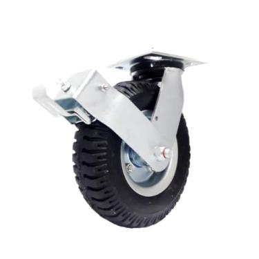 Imagem de Rodizio Borracha Roda Maciça 250-4 Rol.Esfera c/freio 200KG