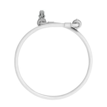 Imagem de Entrada para Máquina de Lavar Trançada com Registro de Esfera 1,20m Branco Cromado Durín