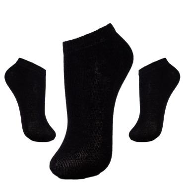 Imagem de Kit 3 Meia Soquete Masculina Fitness Cano Curto - 38/44