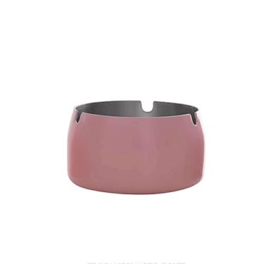 Imagem de Cinzeiro de aço inoxidável redondo cinzeiro portátil cinzeiro lavável cinzeiro de mesa para uso interno e externo