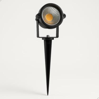 Imagem de Luminária Led Espeto de Jardim 5w Bivolt IP65 com Luz Quente 3000K para Iluminação Externa Profissional (1)