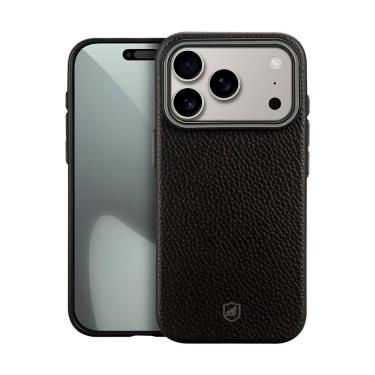 Imagem de Capa case capinha para iPhone 17 Pro - Magsafe Tech Couro - Preta - Gshield