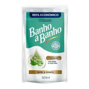 Imagem de Sabonete liquido banho a banho 500ml hidratante cha verde & aloe vera 