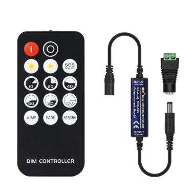 Imagem de BTF-LIGHTING Mini controlador de controle de RF Dimmer 14 teclas para FCOB 3014 5630 5730 3528 Tiras de LED DC5V/DC12V/DC24V Interruptor de Dimmer Modo de Efeito Controle de LED sem fio (cor única)