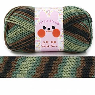 Imagem de Chapéu de tecido de leite, macio, feito à mão, de lã, faça você mesmo, suéter de crochê feito à mão