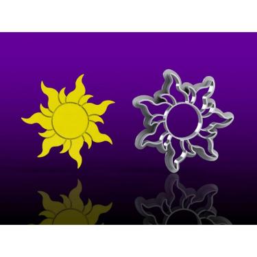 Imagem de Cortador Rapunzel Sol Tamanho 5 Cm