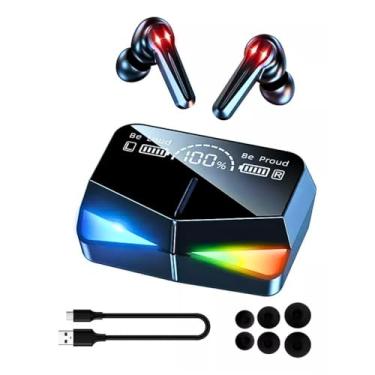 Imagem de Fone de Ouvido Auricular Game Bluetooth Wireless KA-986 - Case com LED, Bateria de Longa Duração, Som Estéreo, Cancelamento de Ruído, Controle de Toque e Microfone