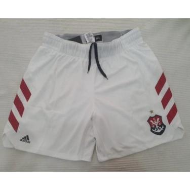 Imagem de Short Flamengo Adidas Basquete 19/20 - Branco FQ6065-Masculino
