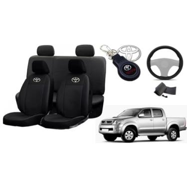 Imagem de Capa de couro para o banco hilux 2003-2013 proteção impermeável