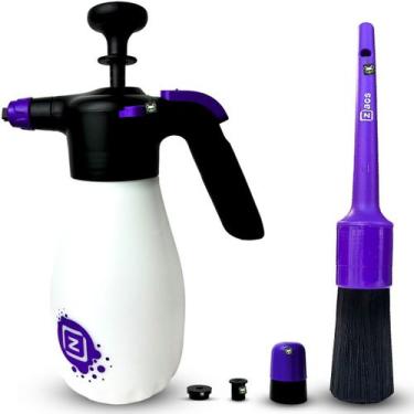 Imagem de Kit Pulverizador Snow Foam e Spray Manual 2 em 1 Espuma Névoa Jato Com