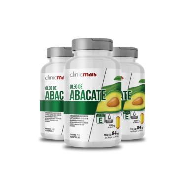 Imagem de Kit 3 óleo De Abacate Clinic Mais 60 Cápsulas 1000mg 84g