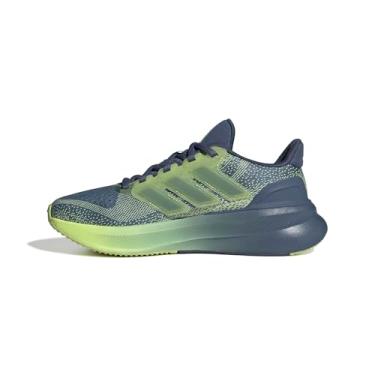 Imagem de adidas Tênis infantil unissex Ultrarun 5, Tinta pré-amada/tinta pré-amada/limão, 17