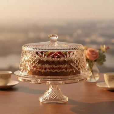 Imagem de Boleira Luxxor 5 em 1, Suporte para Bolo, Saladeira, Petisqueira, Supo