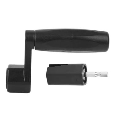 Imagem de XUXHOU Enrolador de Cordas de Guitarra 2 Em 1, Extrator de Pino de Ponte ABS Preto Resistente, Broca Removível para Troca Rápida de Cordas, Acessórios Compactos e Leves para Instrumentos Musicais