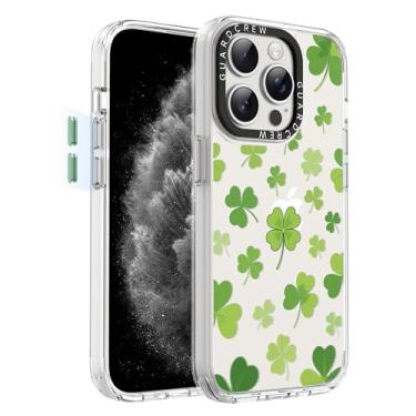 Imagem de GuardCrew Capa para iPhone 15 Pro Max, [proteção contra quedas de grau militar de 3,5 m à prova de colisão] [antiamarelamento e antidescasca] capa de telefone fina à prova de choque transparente de