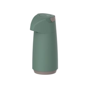 Imagem de Garrafa Térmica Tramontina Exata Em Plástico Verde Com Ampola De Vidro 1 L