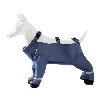 Imagem de Diydeg Leggings para Botas de Cachorro, Leggings Ajustáveis ​​para Cães Com Protetores de Pés, Sapatos Impermeáveis ​​para Cães, Calças Antiderrapantes para Protegem da Neve Fria e (M)