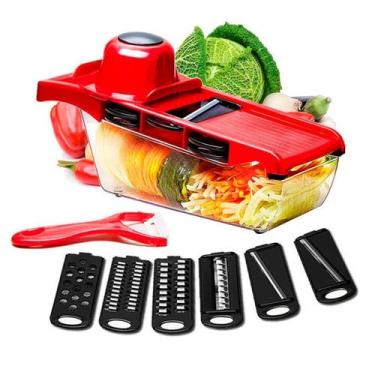 Imagem de Mandolina Com Lâmina Regulável Para Fatiado Fino Na Cozinha - Relet