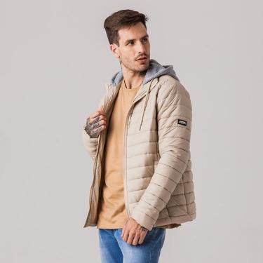 Imagem de Jaqueta Puffer com capuz de moletom Masculina Endless Rock e Soda-Masculino