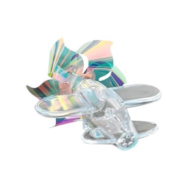 Imagem de Decorações externas de carro | Acessórios de decoração de motocicleta, luz colorida movida a vento para caminhão, motocicleta, decoração de veículo elétrico em forma de avião