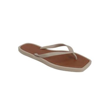 Imagem de Chinelo Feminino Minimalista de PVC  Design Slim e Confortável - Própi