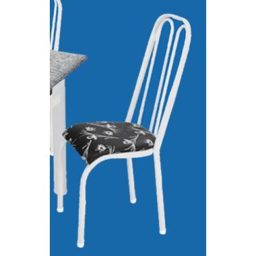 Imagem de Conjunto c/ 4 Cadeiras Tubolar Rafaela Branca - WRM