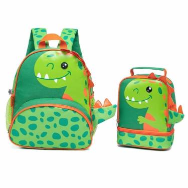 Imagem de Kit Mochila De Costas Spector Escolar Infantil Resistente Creche Lancheira-Unissex