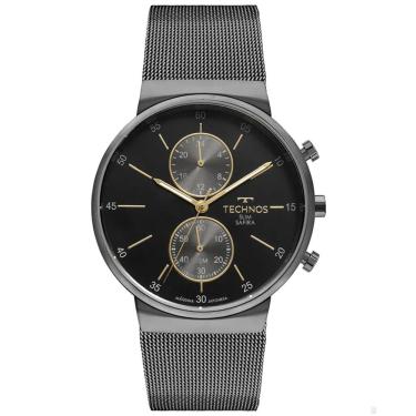 Imagem de Relógio Technos Slim Vd36ac-1f Grafite Masculino