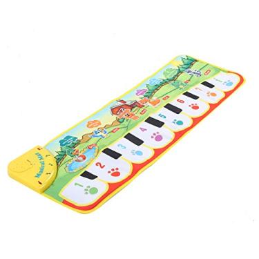 Imagem de Generic Tapete Musical Colorido para Bebês, Teclado de Piano Com Vozes de Animais para Crianças, Aprendizagem Musical, Pano/plástico, Cor/tamanho/quantidade (cobertor musical)