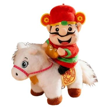 Imagem de IEUDNS Cavalo de Pelúcia, da Riqueza, Brinquedo de Ano Chinês, Enfeite de Ano Chinês, Style D