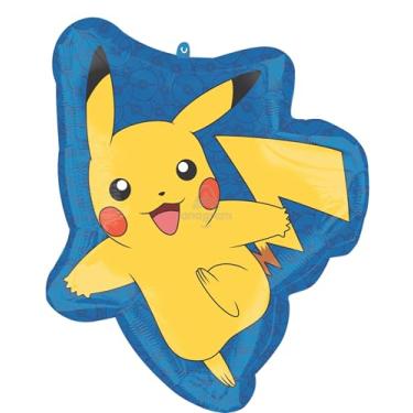 Imagem de Anagram Balão de alumínio 2946001 "Pokémon Pikachu Super Shape" de 61 cm