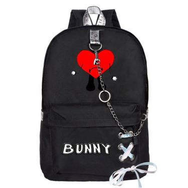 Imagem de Mochila escolar Anime Bads Bunnys Kids Children Cotton