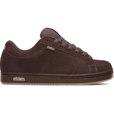 Imagem de Etnies - Kingpin – Tênis de skate masculino clássico puffy sustentável, confortável e durável com palmilha de EVA cortada, Marrom/preto/bronze, 38