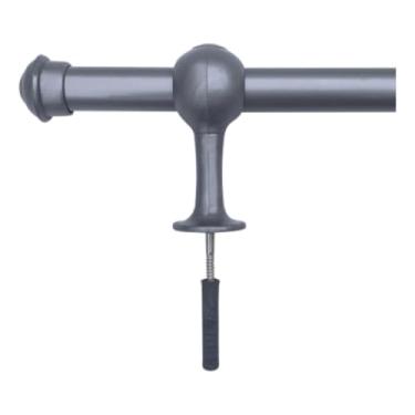 Imagem de Varões de Madeira 2,00m x 19mm - Premium, Cortina, Decoração Casa, Sala, Quarto, Luxo para Casa, Sala e Quarto(CINZA,1 UNIDADE)