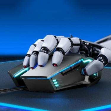 Imagem de Mouse Óptico USB para Computador Knup KPMU019 – Alta Precisão, Design Ergonômico, Plug & Play, Compatível com Windows e Mac