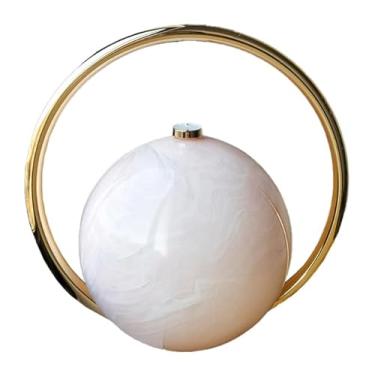 Imagem de Bolsa feminina com bola de mármore para noite, bolsas elegantes e luxuosas, para festas, férias, casamentos, Rosa claro, Casual