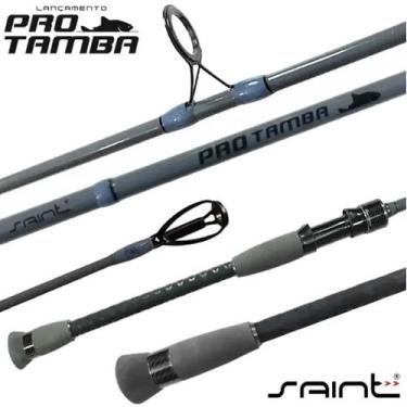 Imagem de Vara Para Molinete Saint Plus Pro Tamba Cinza 2,40m 25-50lbs