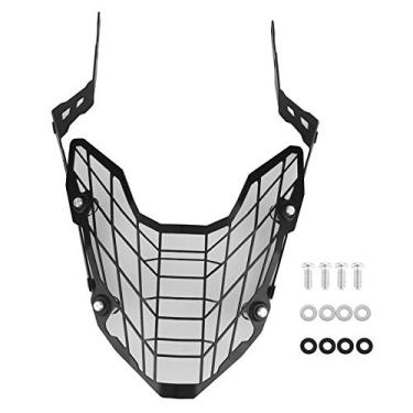 Imagem de Cb500x 2019-2020 motocicleta farol grill guarda protetor capa de malha de ferro de alta resistência design proteção frontal