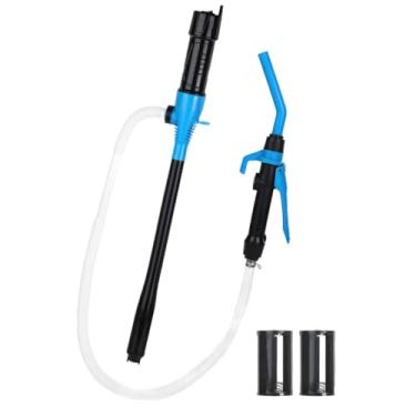 Imagem de Eujgoov Bomba de óleo Elétrica Portátil, Bomba de Transferência Operada por Bateria Com Mangueira de 35,4 Polegadas para Gasolina Derv Querosene