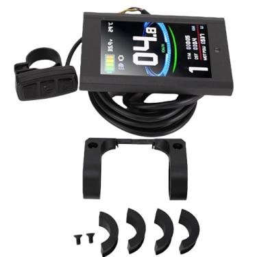Imagem de RiToEasysports Display Lcd para Scooter Elétrica, Medidor de Bicicleta Elétrica, Tela Colorida para Kt Lcd12 à Prova de água Com Conector Sm para Guidão de 22.2mm