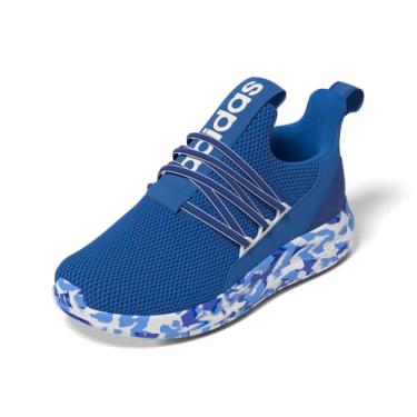 Imagem de adidas Tênis esportivo infantil unissex Lite Racer Adapt 7.0, Azul royal brilhante/branco/azul royal, 6.5 Big Kid